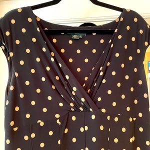 Ralph Lauren Polka-Dot Dress